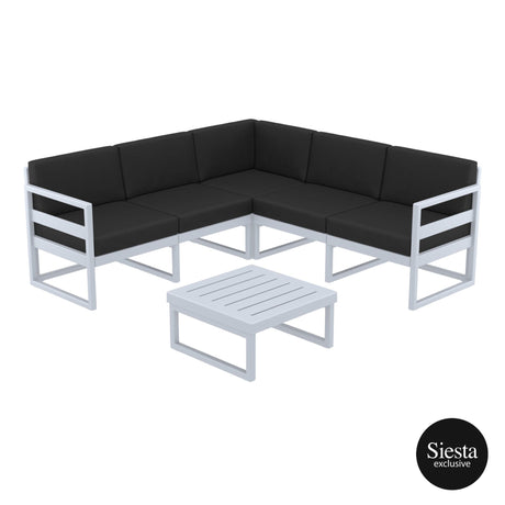 FL Mykonos Hospitality Outdoor Corner Loungeset with Cushions