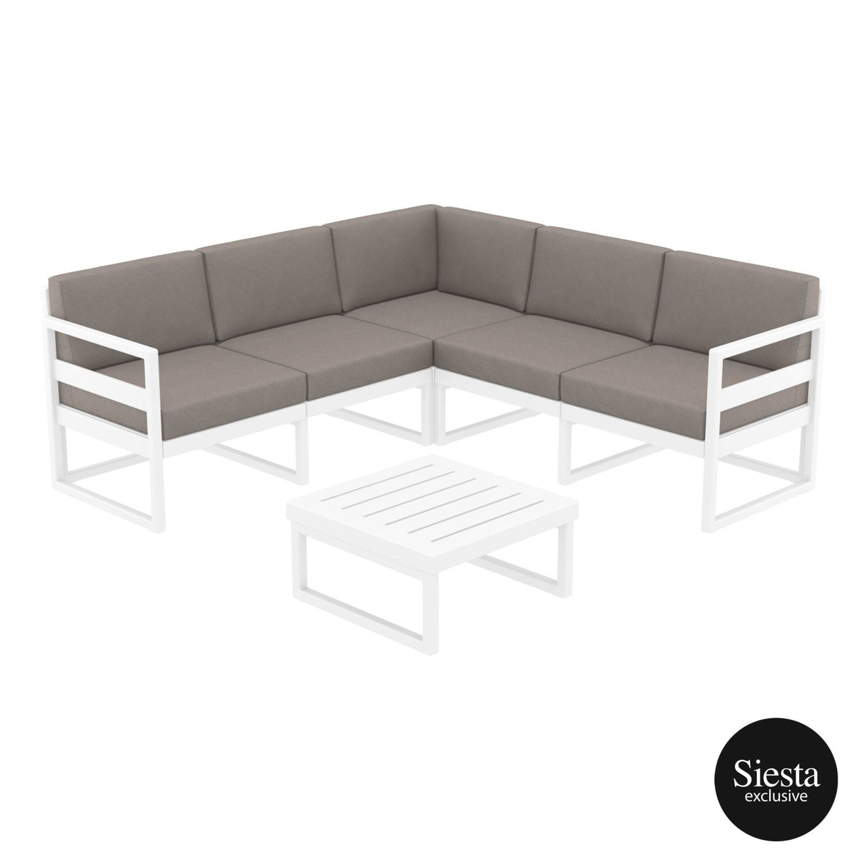FL Mykonos Hospitality Outdoor Lounge Table or Side Table