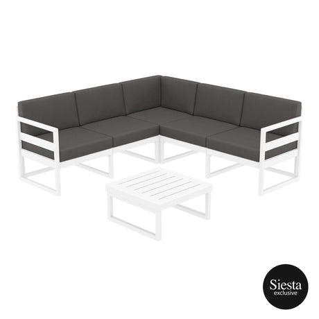 FL Mykonos Hospitality Outdoor Corner Loungeset with Cushions