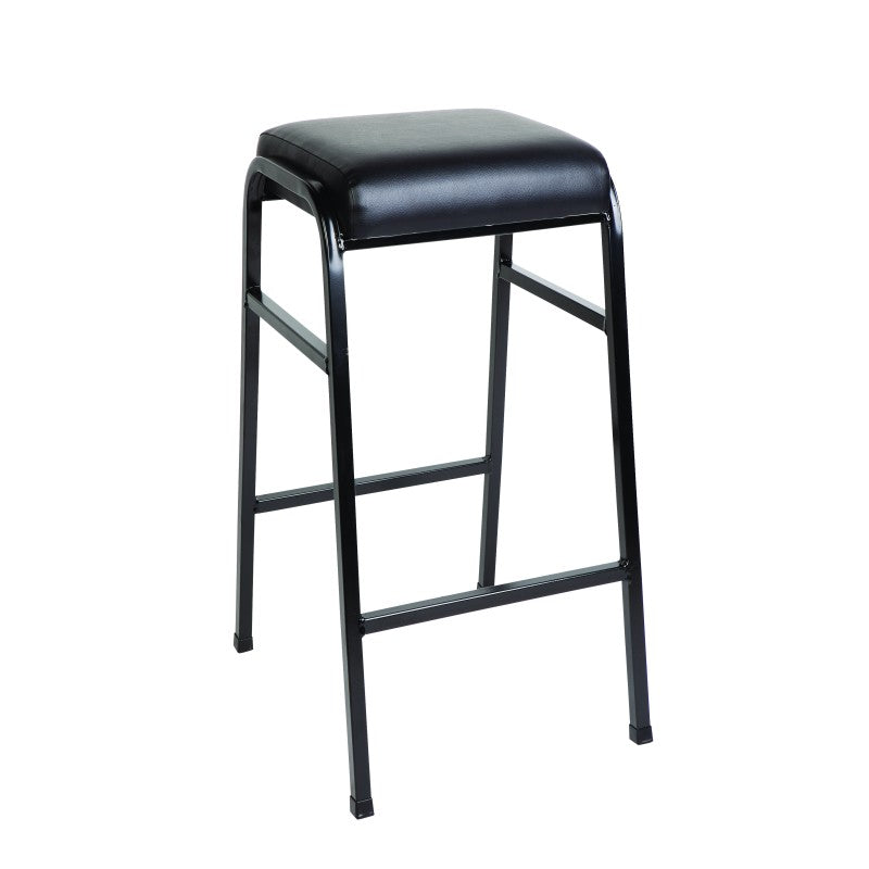MA Nice Fabric or Vinyl Upholstered Stackable Bar Stool