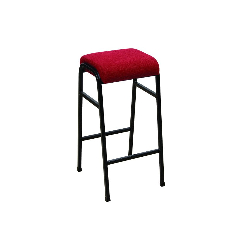 MA Nice Fabric or Vinyl Upholstered Stackable Bar Stool