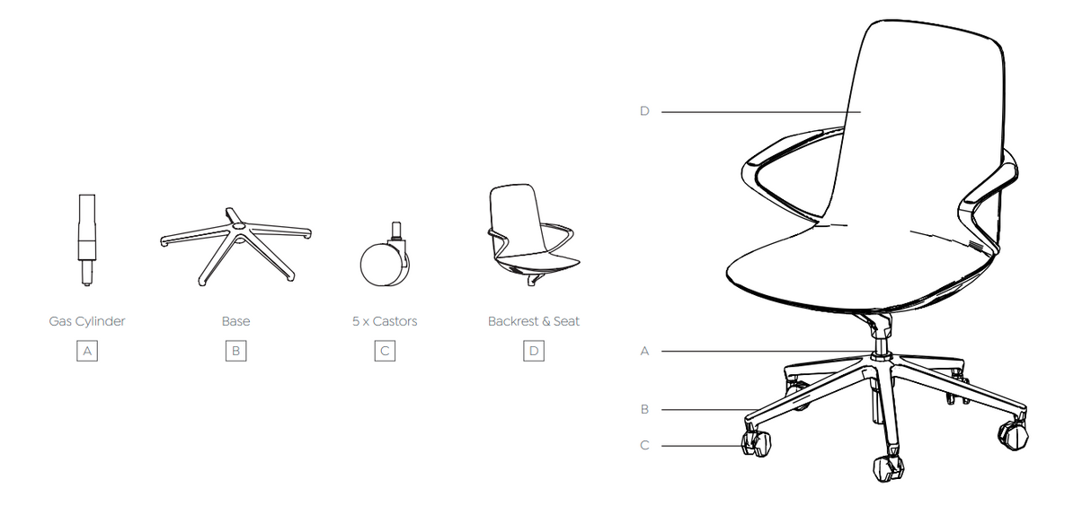 OL Nico Genuine Leather High Back Executive Designer Chair