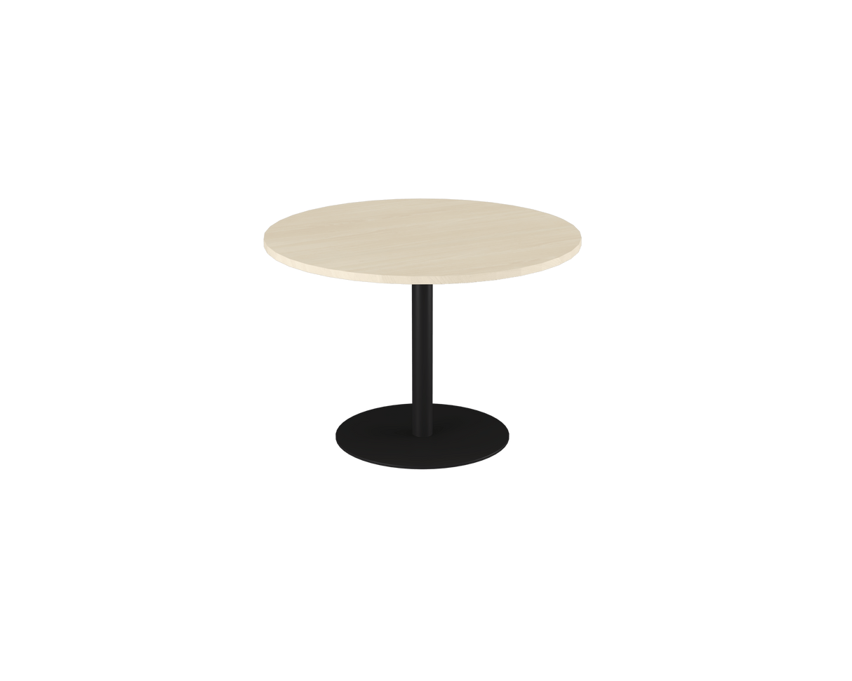 OL Metal Disc Base Round Meeting Table