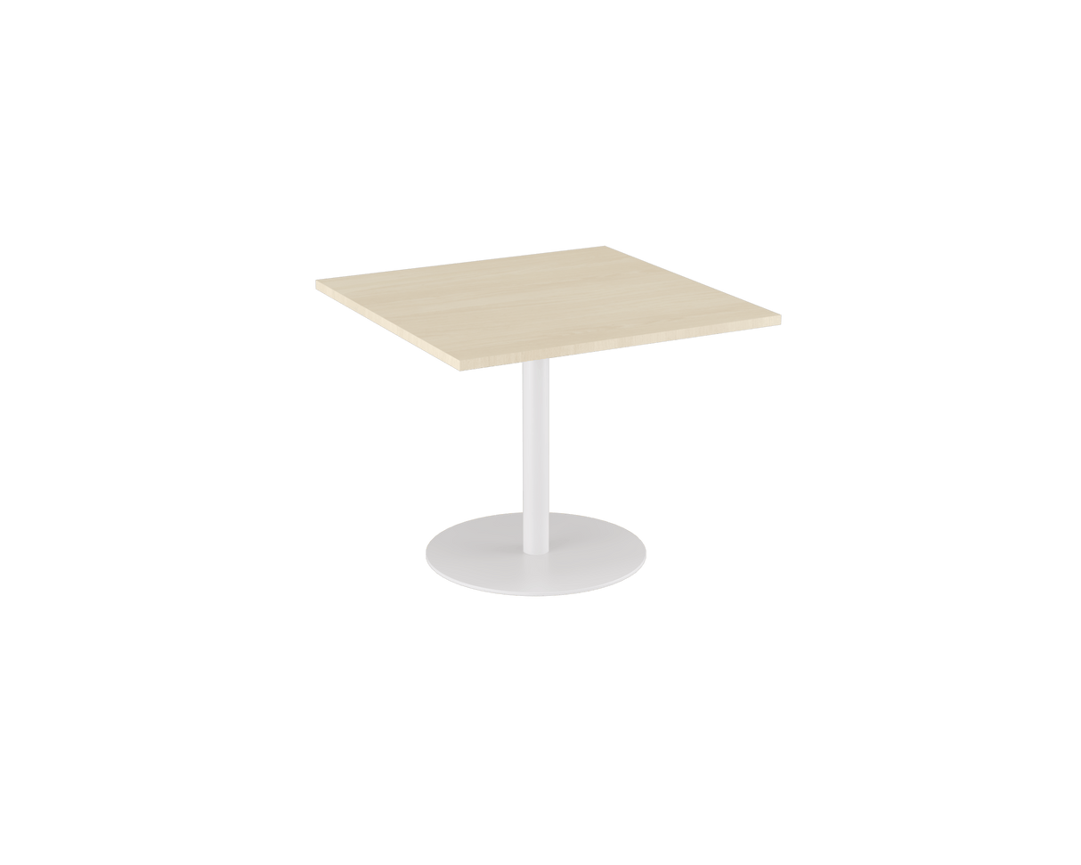 OL Metal Disc Base Square Meeting Table