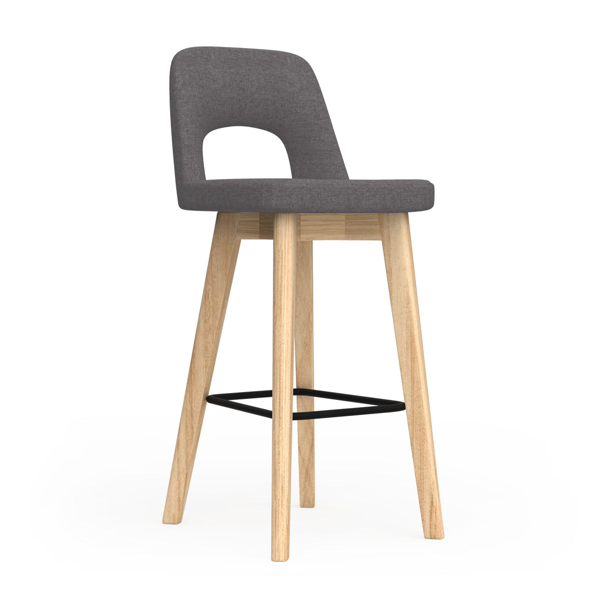 OL Elaro Fabric Upholstered Timber Leg Breakout High Chair