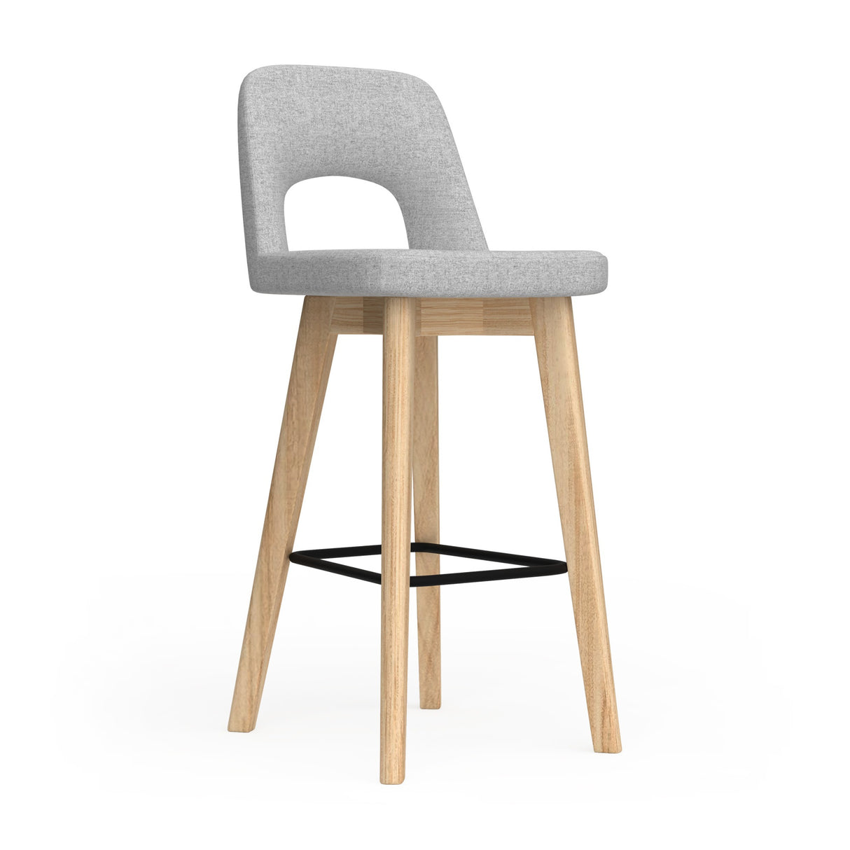 OL Elaro Fabric Upholstered Timber Leg Breakout High Chair