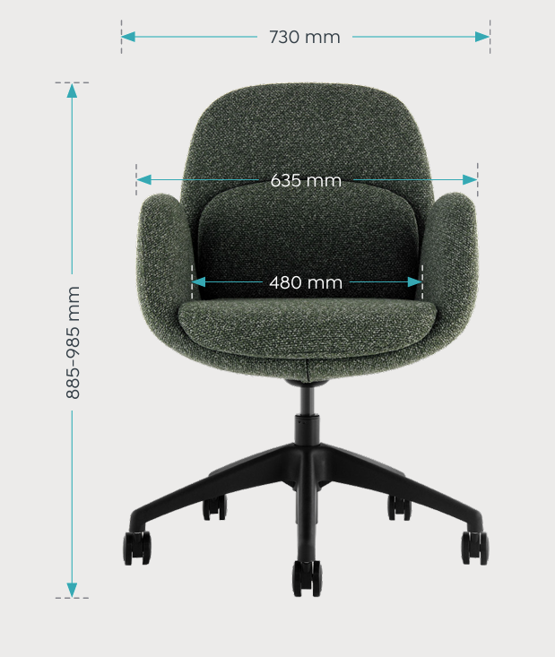 OL Fern Fabric Upholstered Boardroom Chair