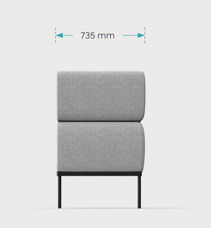 OL Isla Dual Tier 1 Seater Breakout Lounge