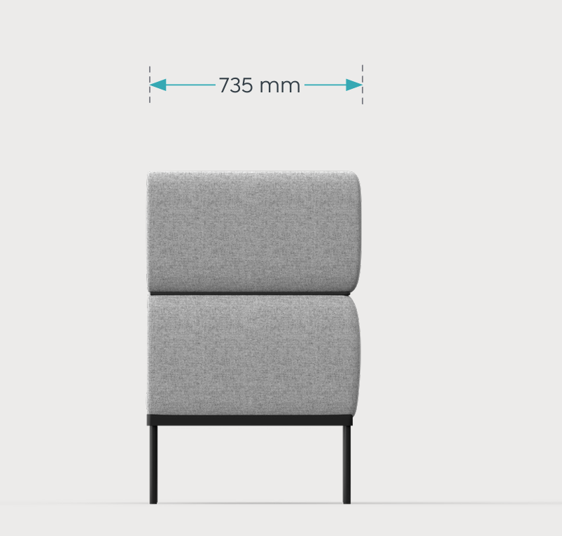 OL Isla Dual Tier 3 Seater Breakout Lounge
