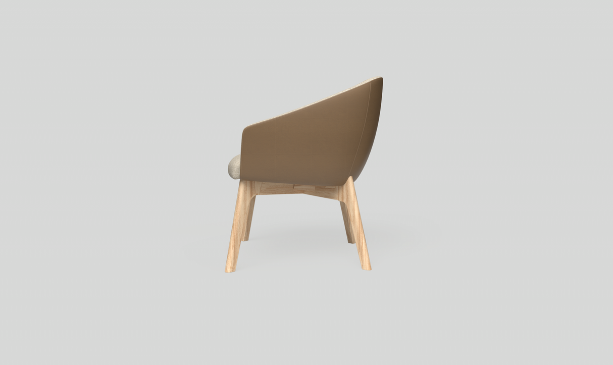 OL Mesa Fabric Upholstered Breakout Armchair
