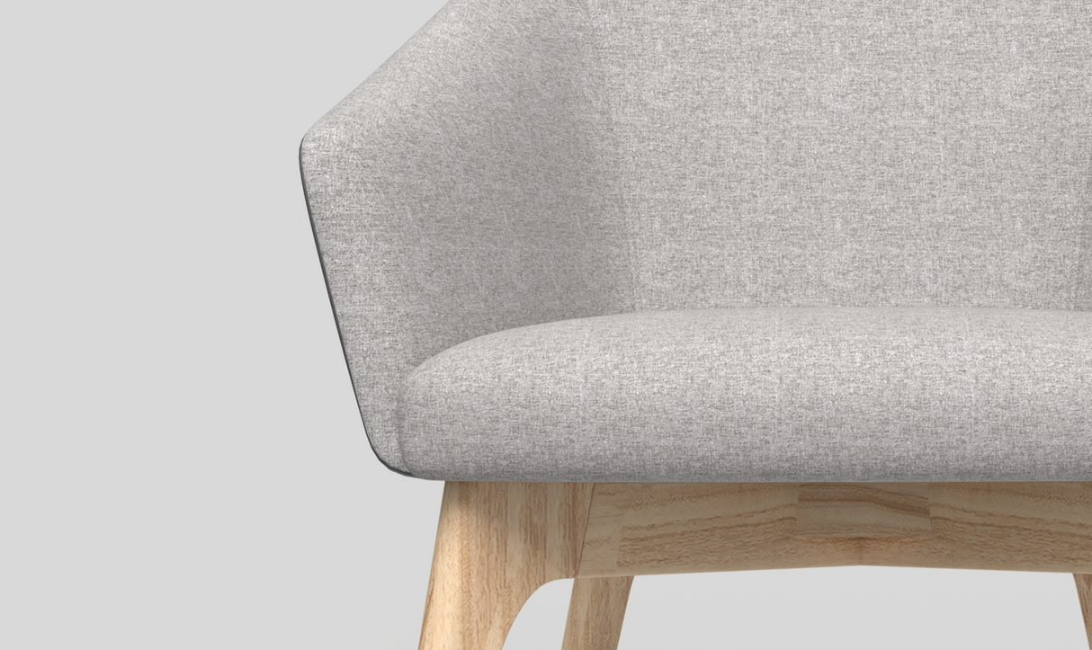 OL Mesa Fabric Upholstered Breakout Armchair