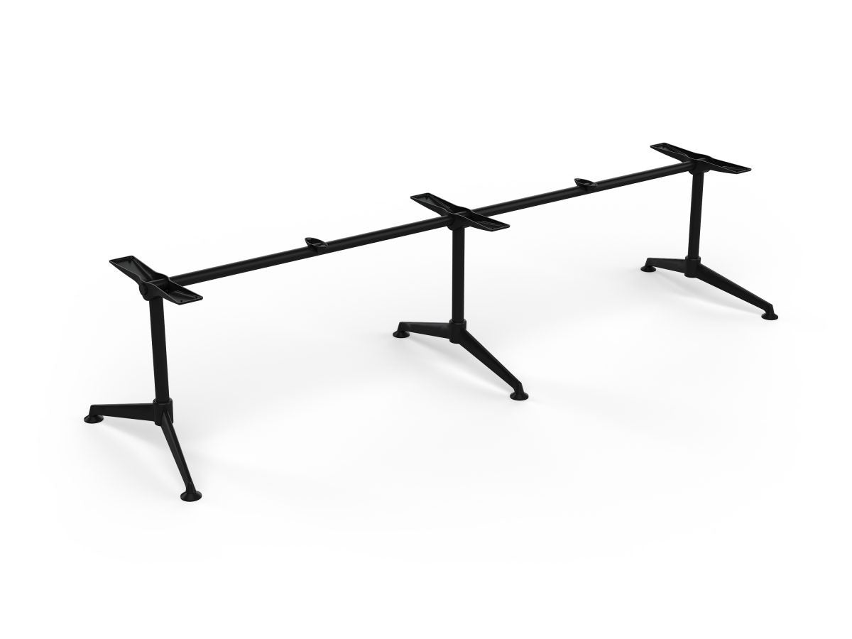 OL Modulus All Black Double Span Meeting Table Frame