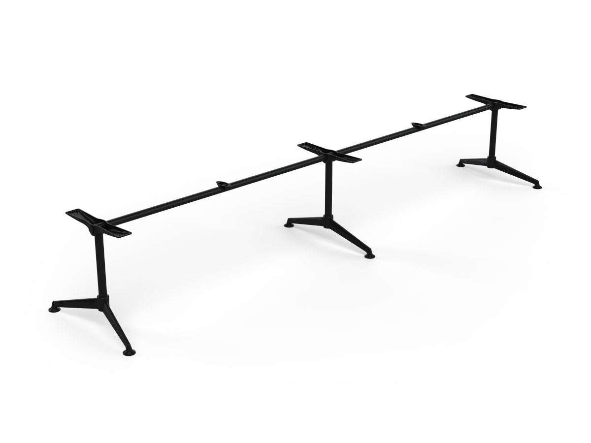 OL Modulus All Black Double Span Meeting Table Frame