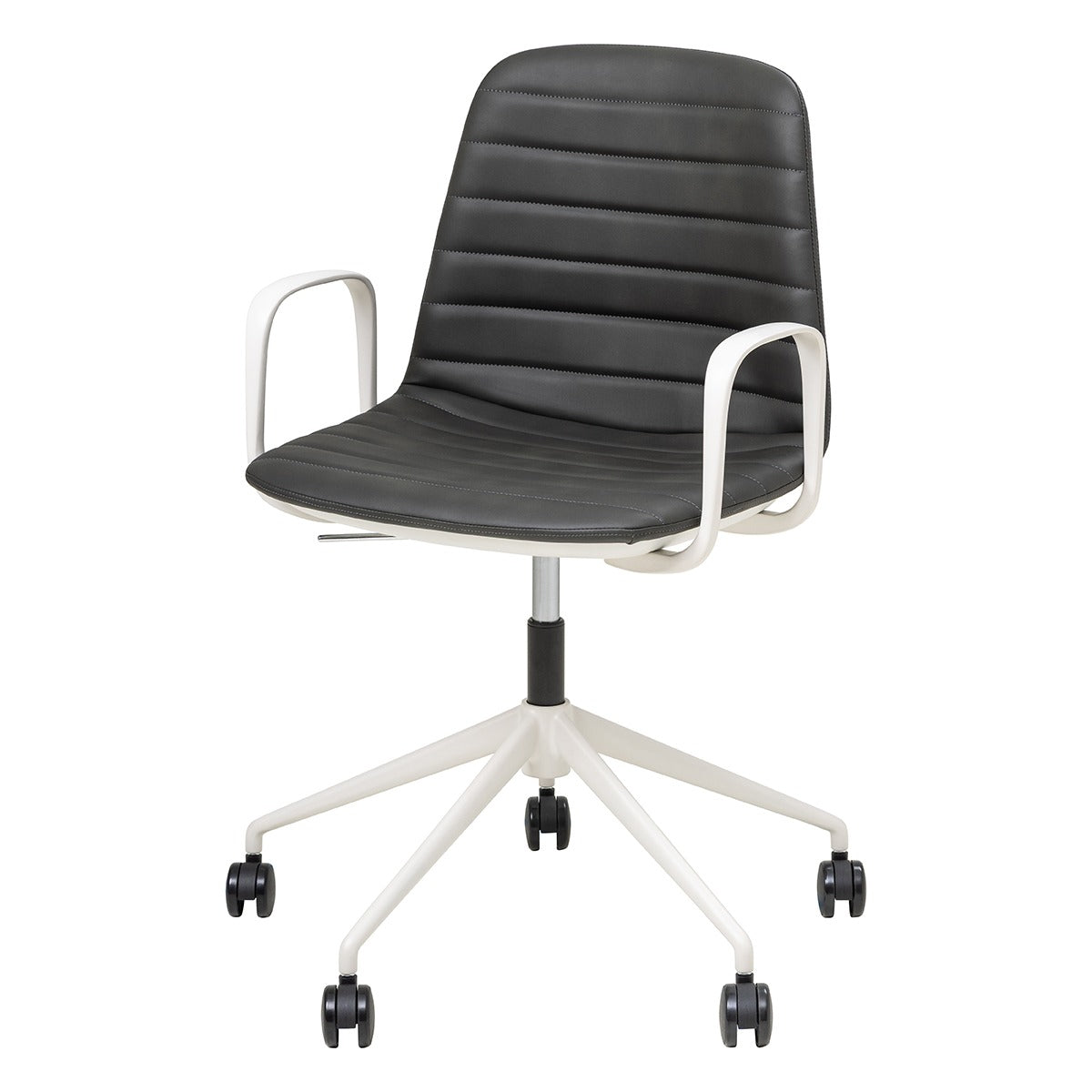 OL Sofia PU Leather Upholstered Boardroom Chair with Arms