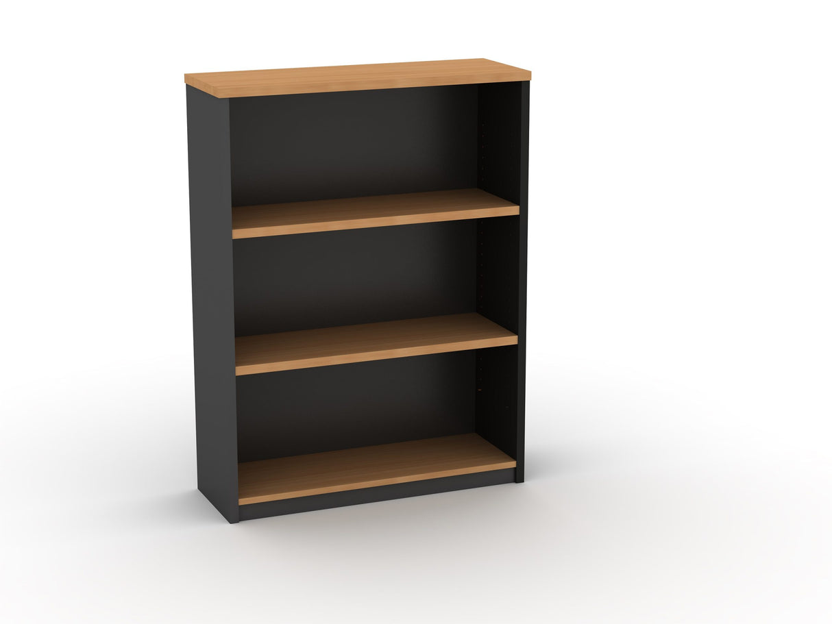 GP OMsystem Commercial Office Open Bookcase 1200mm Height