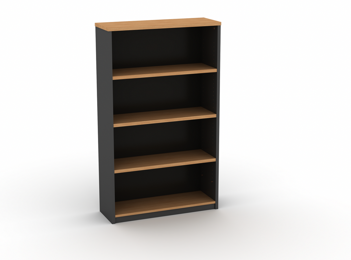 GP OMsystem Commercial Office Open Bookcase 1500mm Height