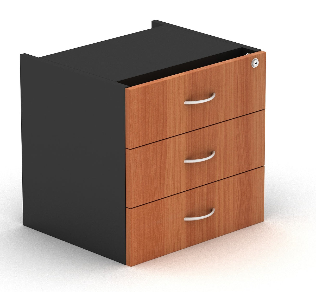 GP OMsystem Commercial Office Fix Desk Pedestal with 3 Drawers