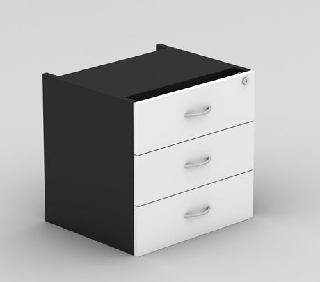 GP OMsystem Commercial Office Fix Desk Pedestal with 3 Drawers