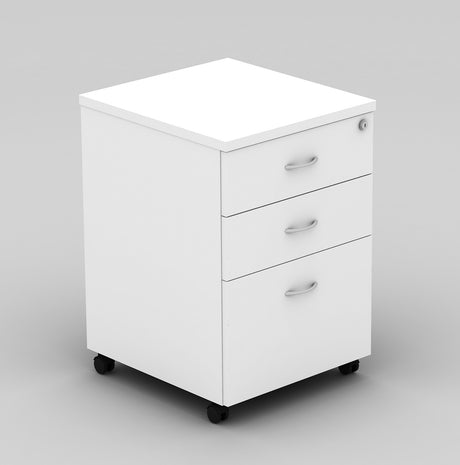 GP OMsystem Commercial Office Mobile Pedestal 2 Drawers & 1 File