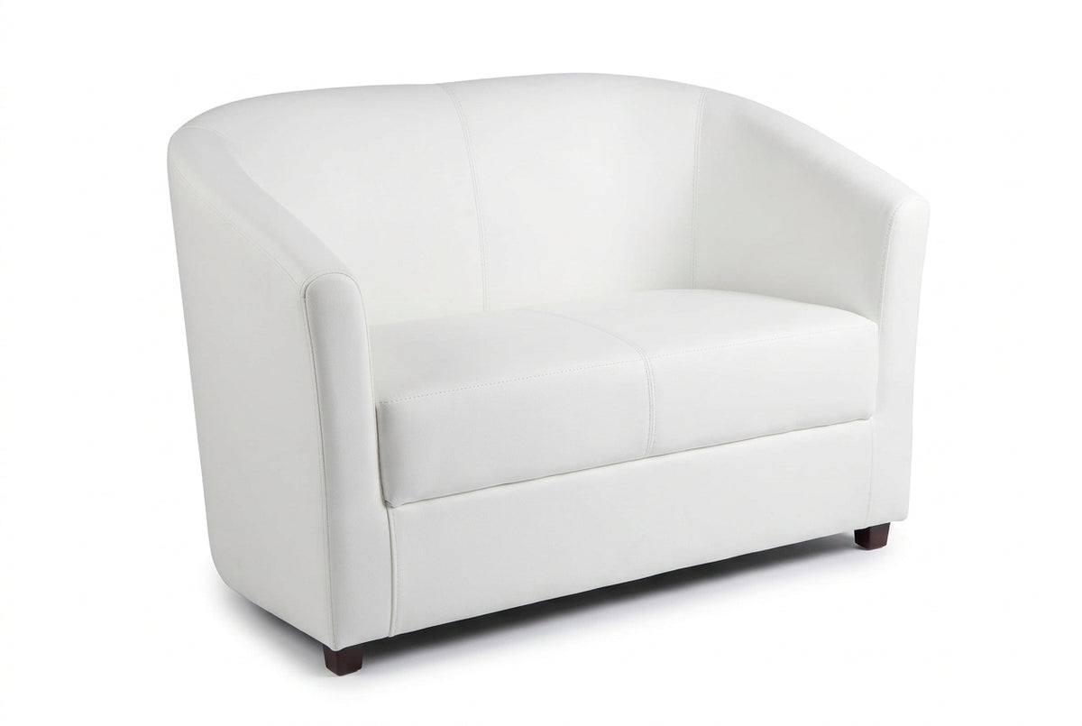 MA Omega Fabric or Vinyl Upholstered 2 Seater Tub Lounge