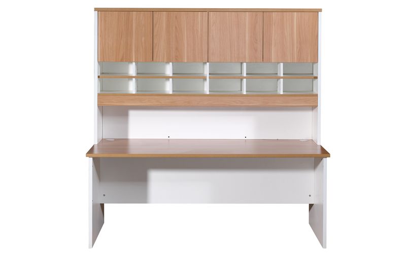 GP Office Desk with Pigeon Hole Hutch 1800mm