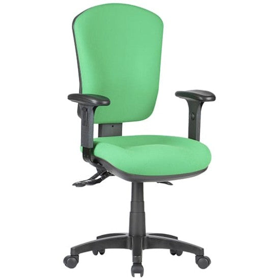 ST Oriel Fabric High Back Task Chair with Arms & Seat Slider