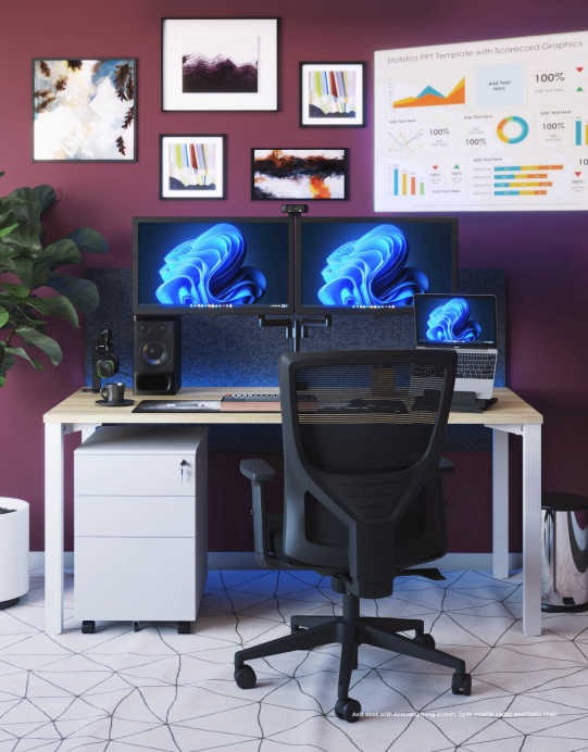 OL Optic Mesh Back Task Chair