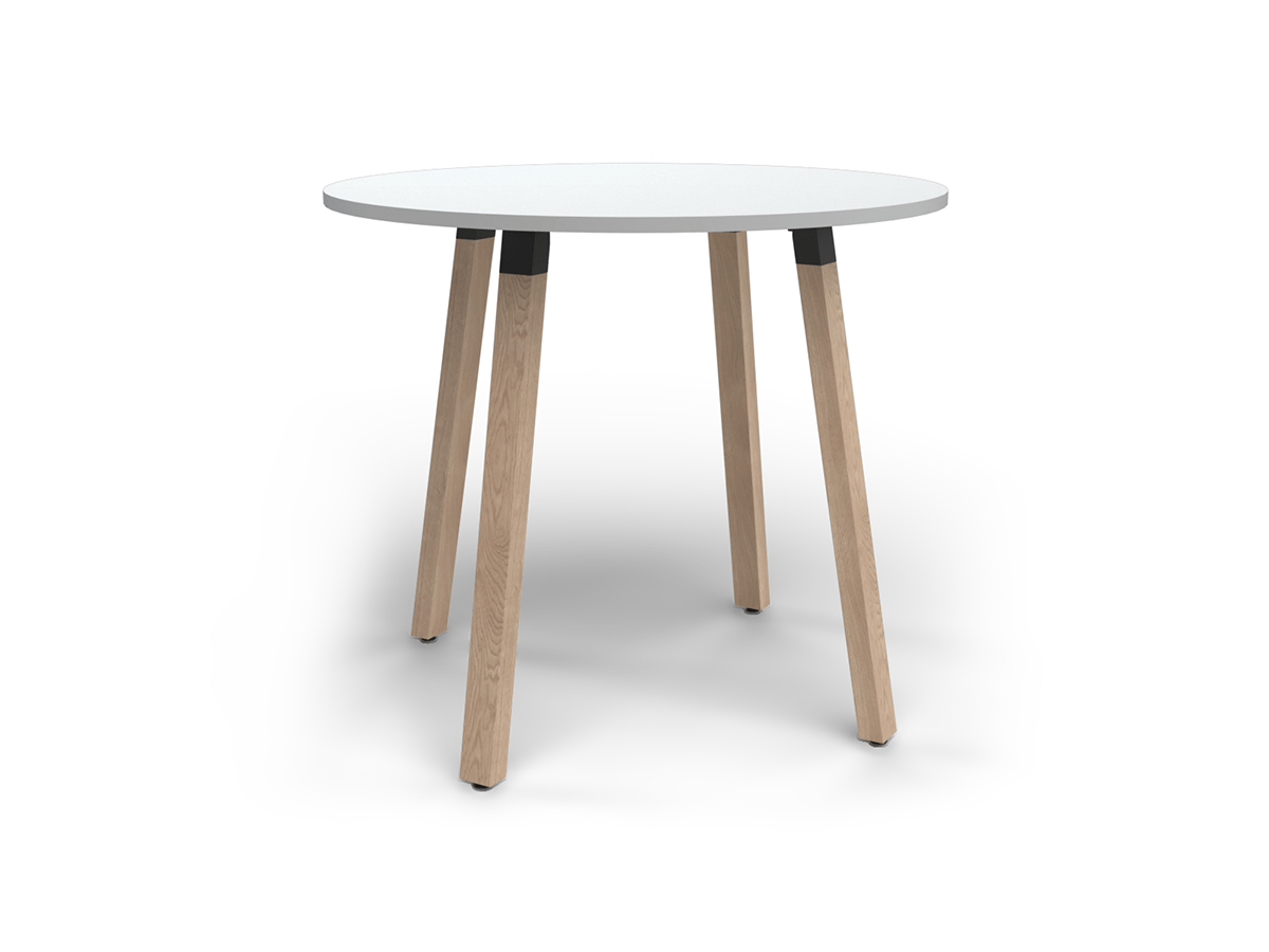 OL Plantation Timber Leg Round Bar Leaners Table