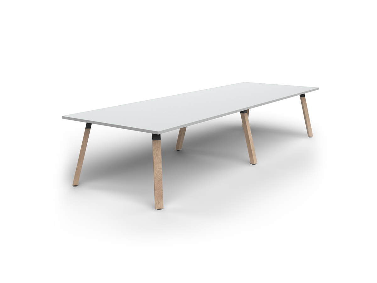 OL Plantation Boardroom Meeting Table with 4 Oak Timber Legs