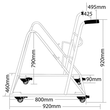 ST Trolley For POD Hospitality Chairs