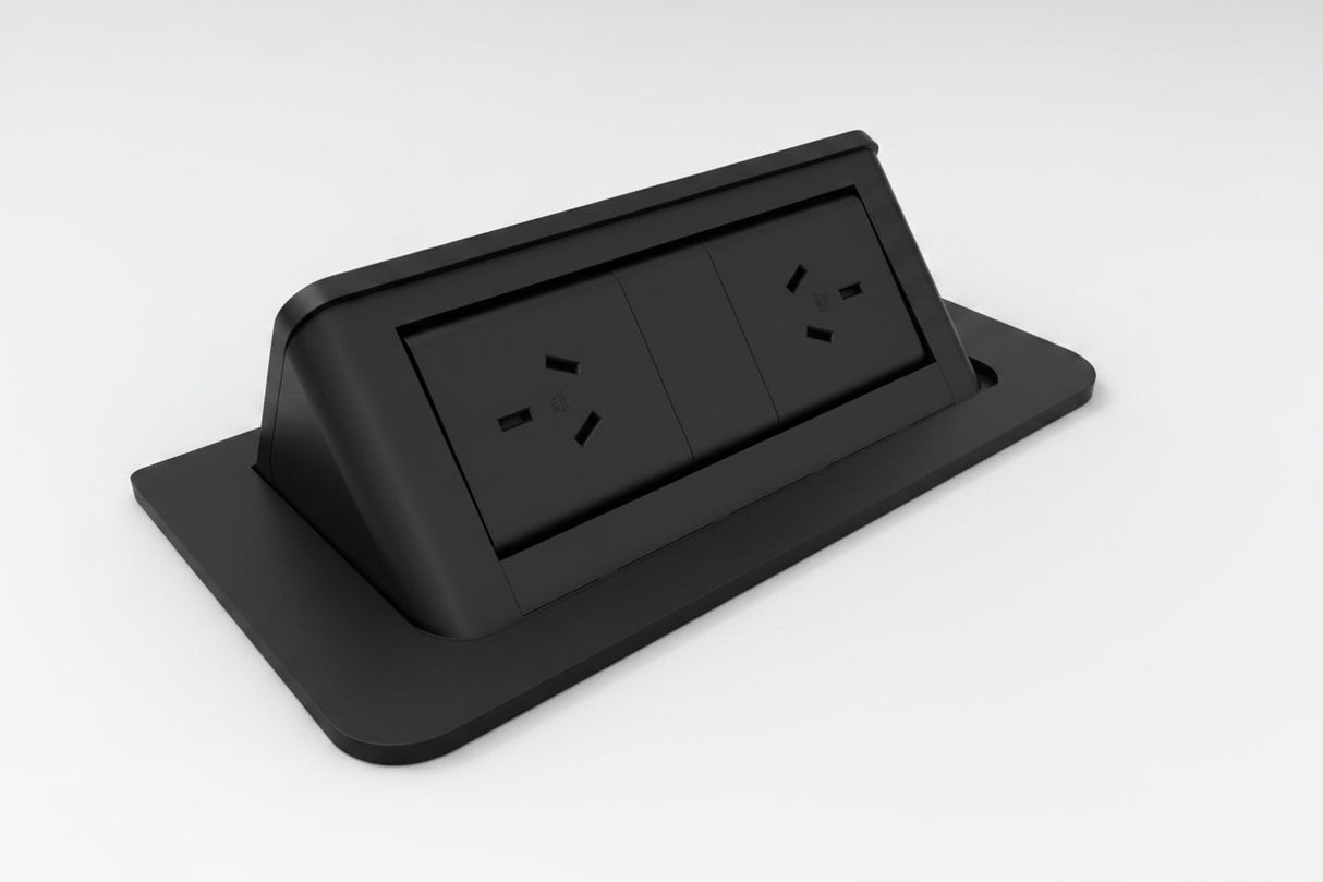CM Pop Up In Desk 2 GPO Module with L3D Splitter