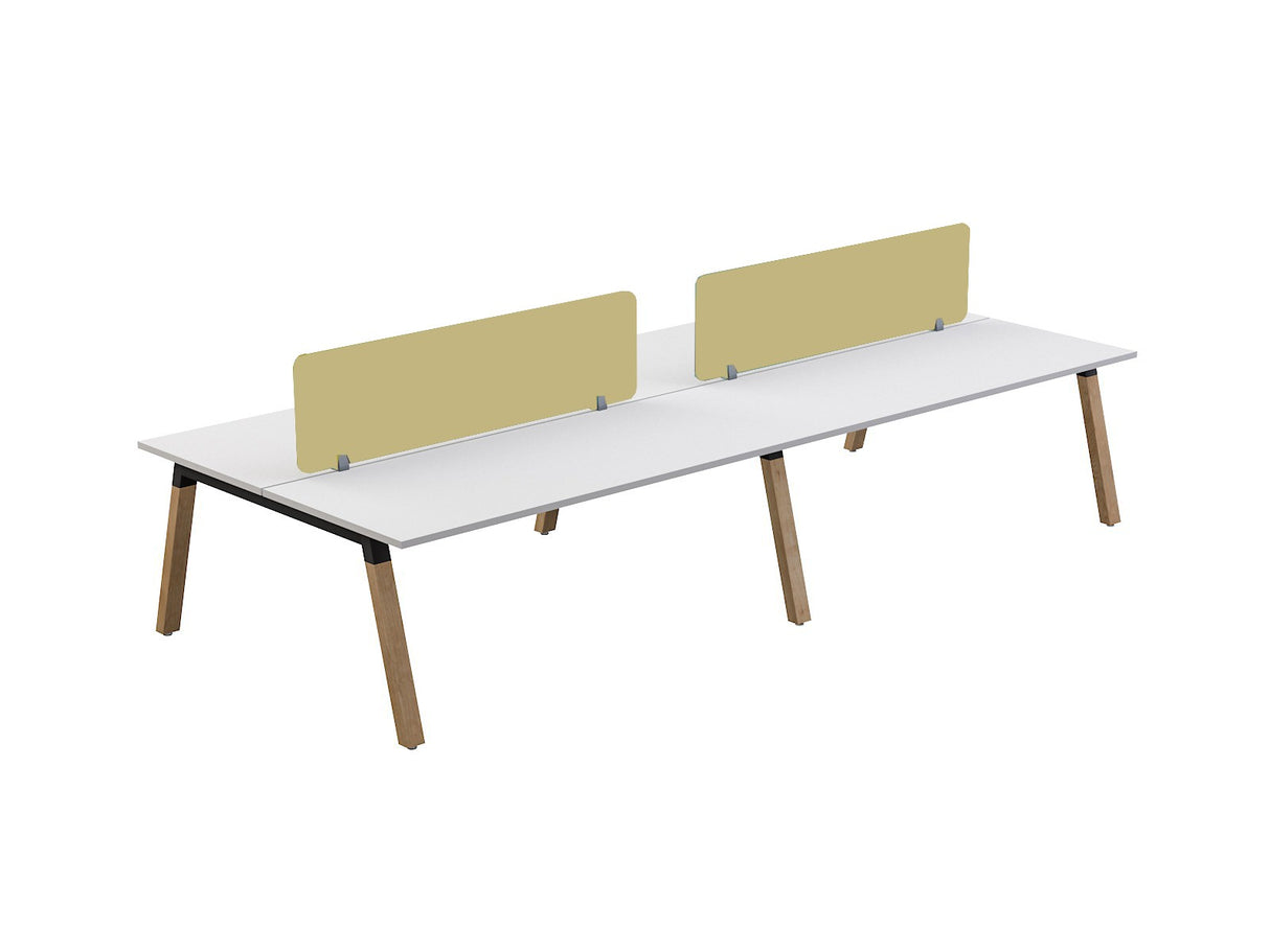 OL Studio50 Deskmount Screens Panel - Splice Fabric with Black Frame - 900mm Height