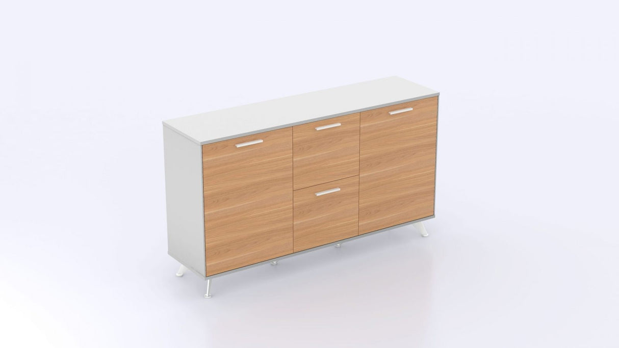 GP Potenza Buffet with 2 Doors & 2 Filing Drawers