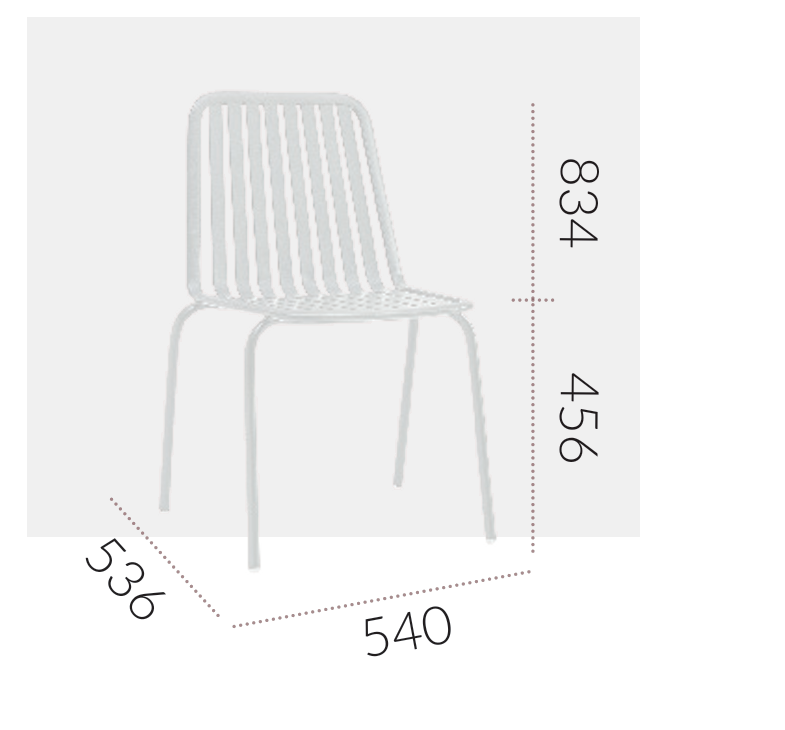 EZ Primavera Aluminium Hospitality Outdoor Stackable Dining Chair