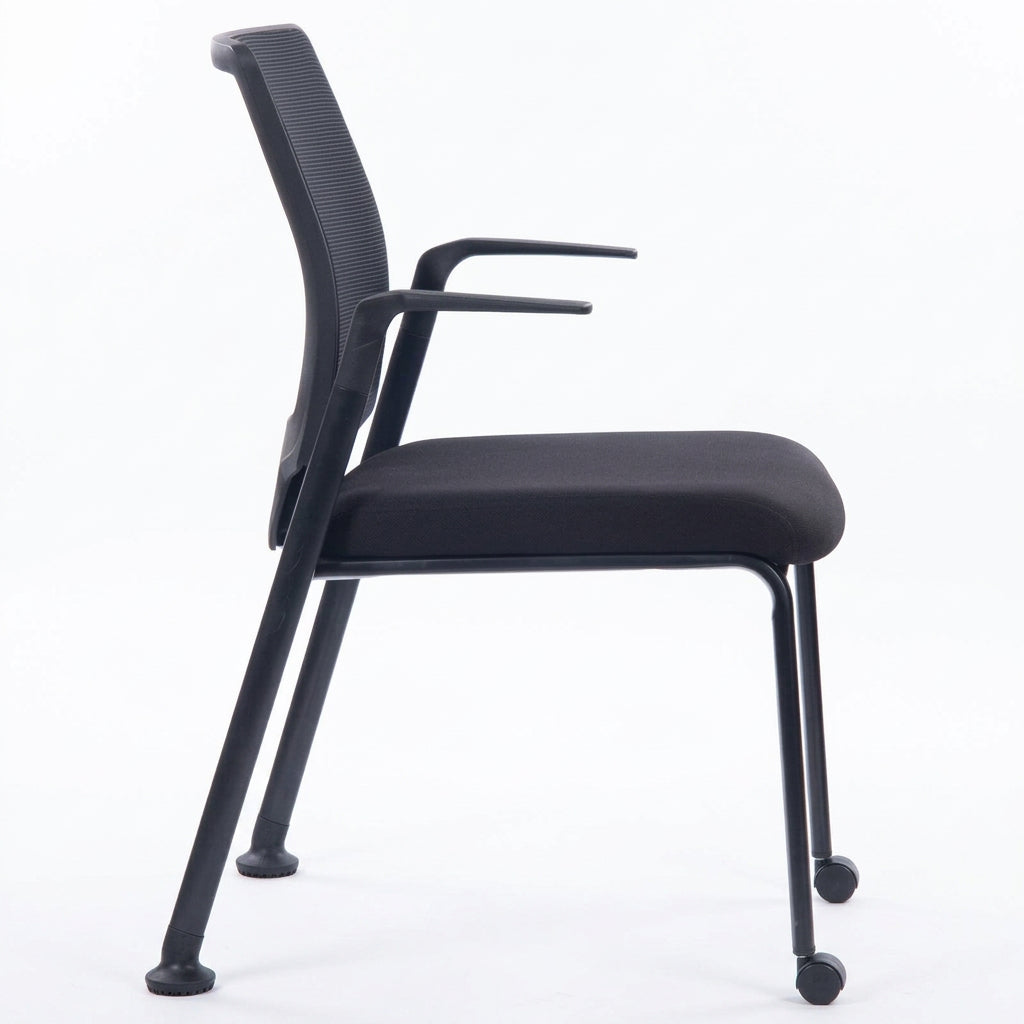 MA Rea Mesh Back Stackable Chair with 2 Castors
