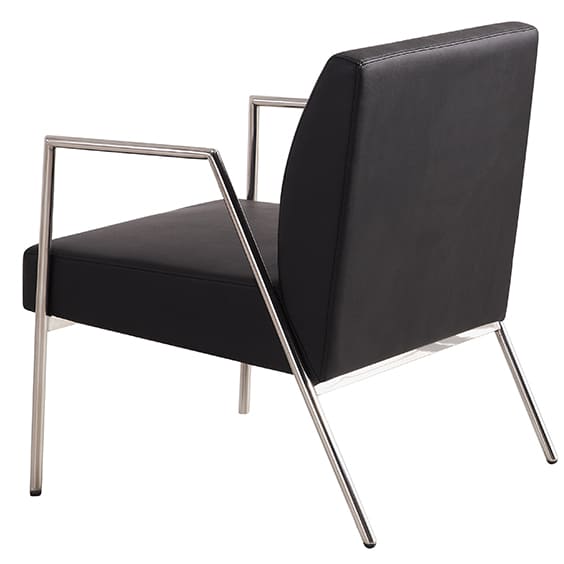 ST Rivet PU Leather Upholstered 1 Seater Lounge