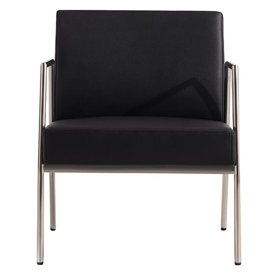 ST Rivet PU Leather Upholstered 1 Seater Lounge