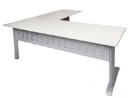 RL Span Corner Office Desk with Return