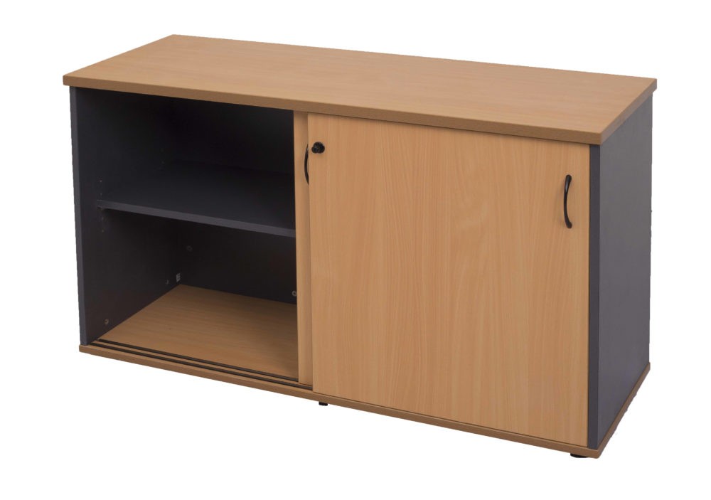 RL Rapid Worker Lockable Sliding Door Credenza
