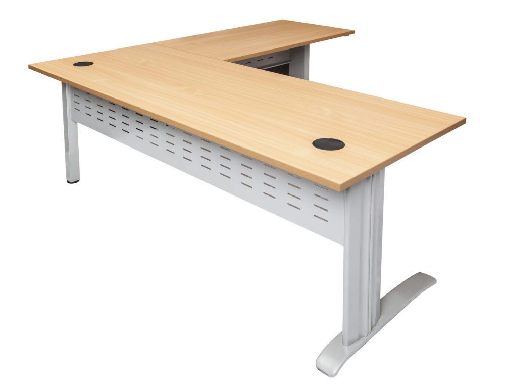 RL Span Corner Office Desk with Return