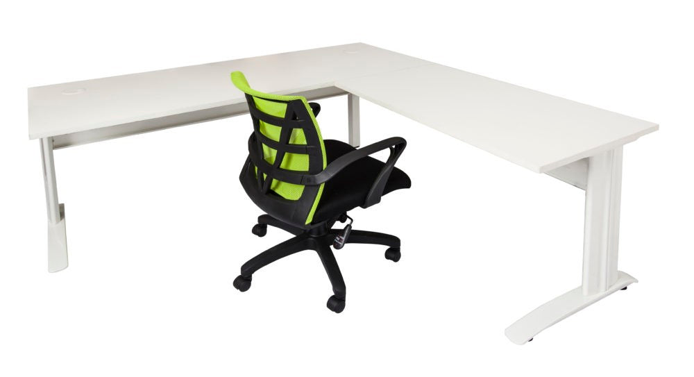 RL Span Metal Leg Corner Workstation