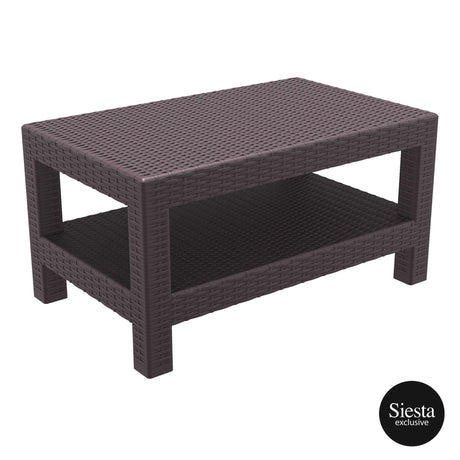 FL Monaco Hospitality Moulded Resin Outdoor Lounge Table