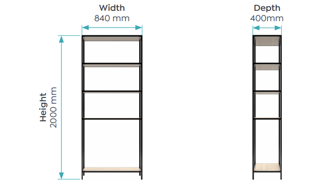 OL Rhodes 2 Door 1 Open Shelf Welded Storage with 3 Planter Box