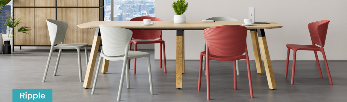 OL Ripple Hospitality Outdoor Stackable Chair