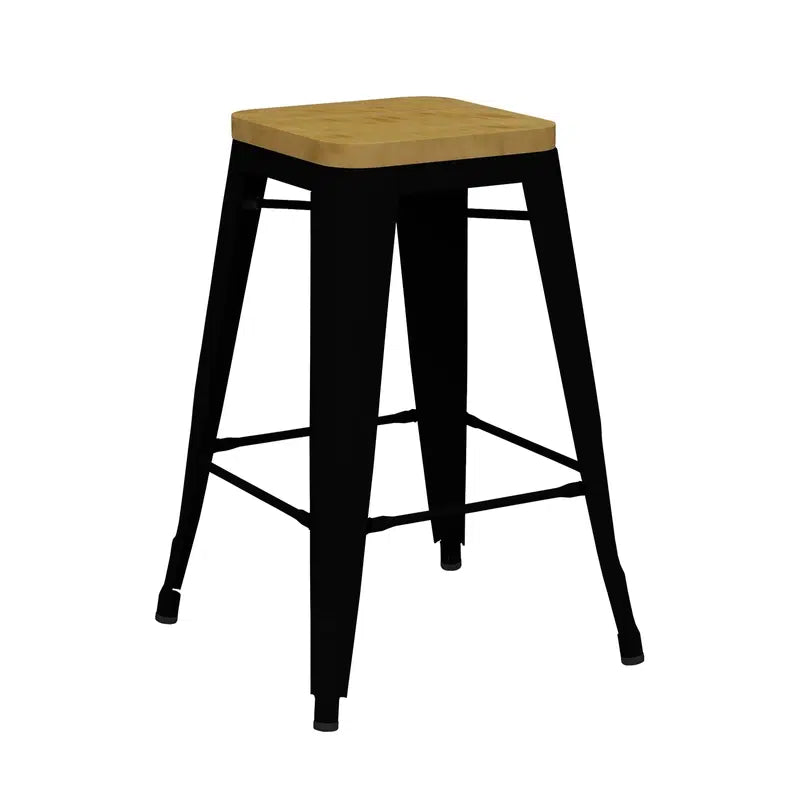 FL Riviera Metal Hospitality Kitchen Stool