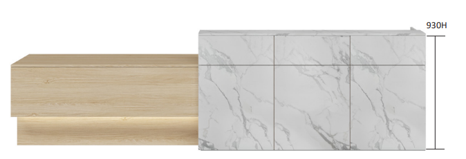 DD White Rock Reception Counter