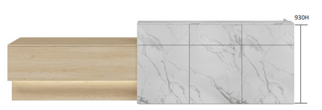 DD White Rock Reception Counter