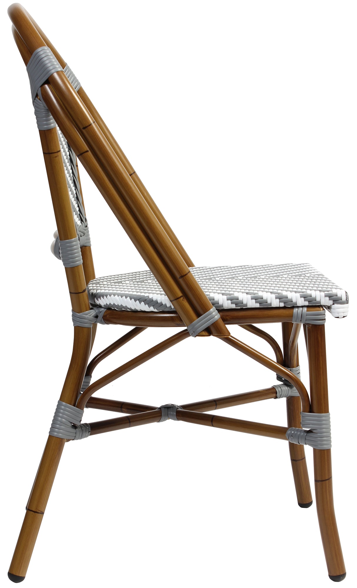 EZ Amalfi Synthetic Wicker Aluminium Frame Outdoor Dining Chair