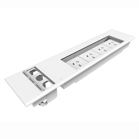 CM Flip Box with 4 GPO & Provision For 3 Data