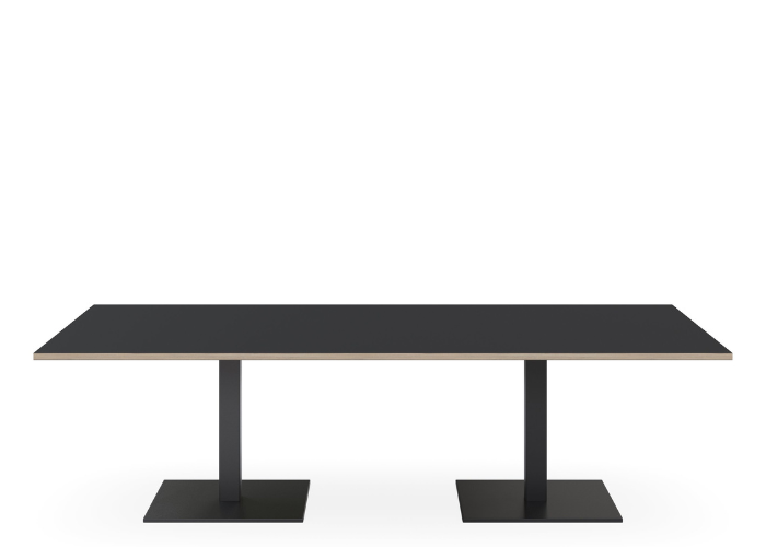 DD Scope Double Base Rectangular Top Meeting Table